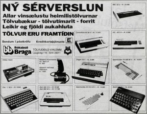Mynd: Tíminn, Jólagjafahandbók, föstudagur 9. desember 1983, bls. 5.