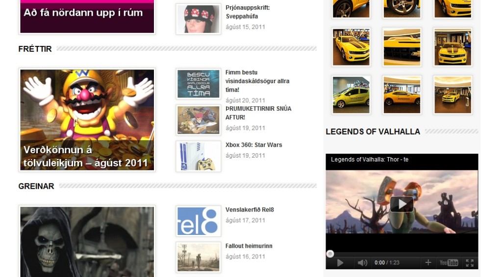 Tímaritið í salt en heimasíðan gerð virkari!