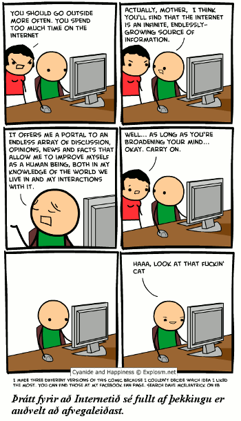 Cyanide and Happiness - Netið