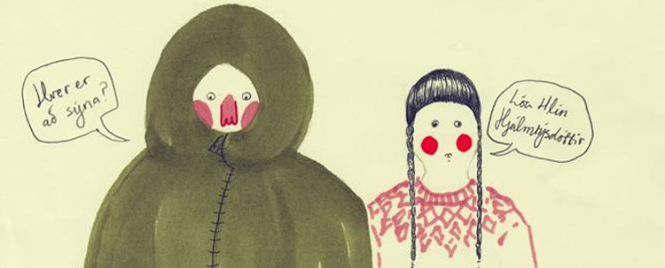 Lóa Hlín með myndasögusýningu í Borgarbókasafni Reykjavíkur