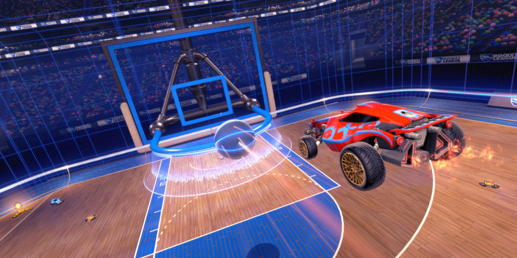 Rocket League Hoops Game mode