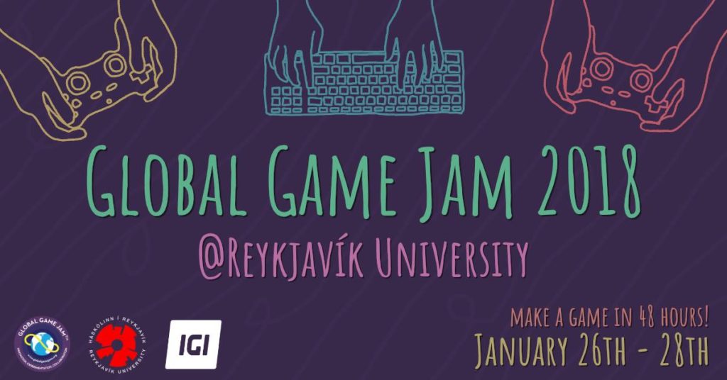 Global Game Jam 2018 næstu helgi